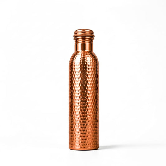 Bouteille artisanale en cuivre martelé – 1 L